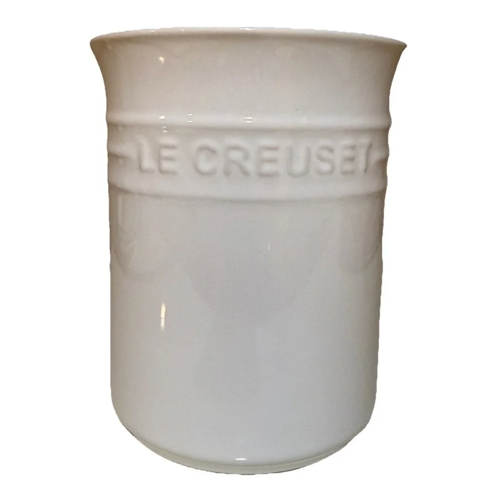 Le‎ Creuset White 1 L Utensil Crock - NEW